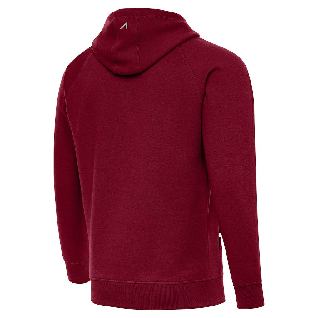 Arizona Cardinals Antigua Brushed Carbon Victory Pullover Hoodie Cardinal | NFL