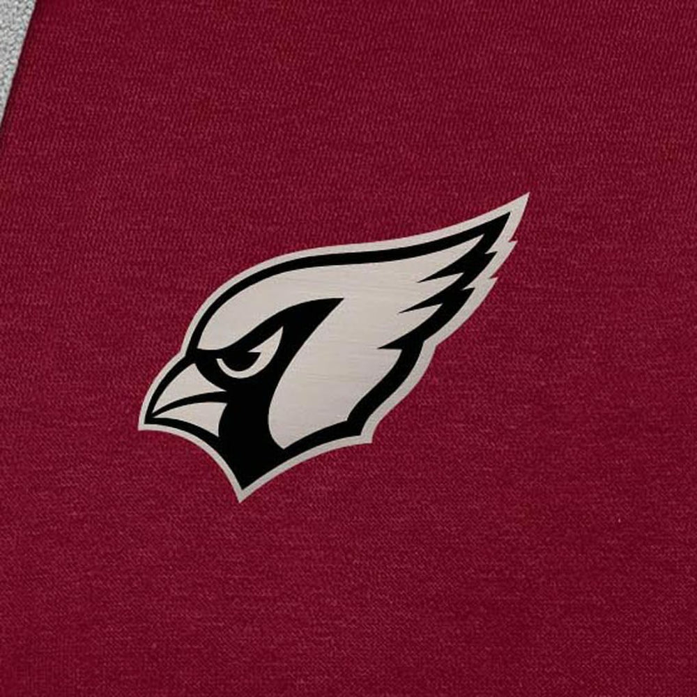 Arizona Cardinals Antigua Brushed Carbon Victory Pullover Hoodie Cardinal | NFL
