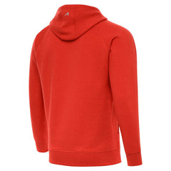 Cleveland Browns Antigua Brushed Carbon Victory Pullover Hoodie Orange | NFL