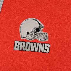 Cleveland Browns Antigua Brushed Carbon Victory Pullover Hoodie Orange | NFL