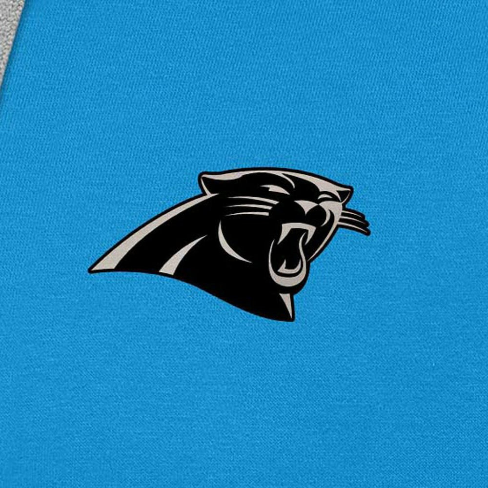 Carolina Panthers Antigua Brushed Carbon Victory Pullover Hoodie Blue | NFL