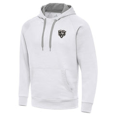 Chicago Bears Antigua Brushed Carbon Victory Pullover Hoodie White | NFL