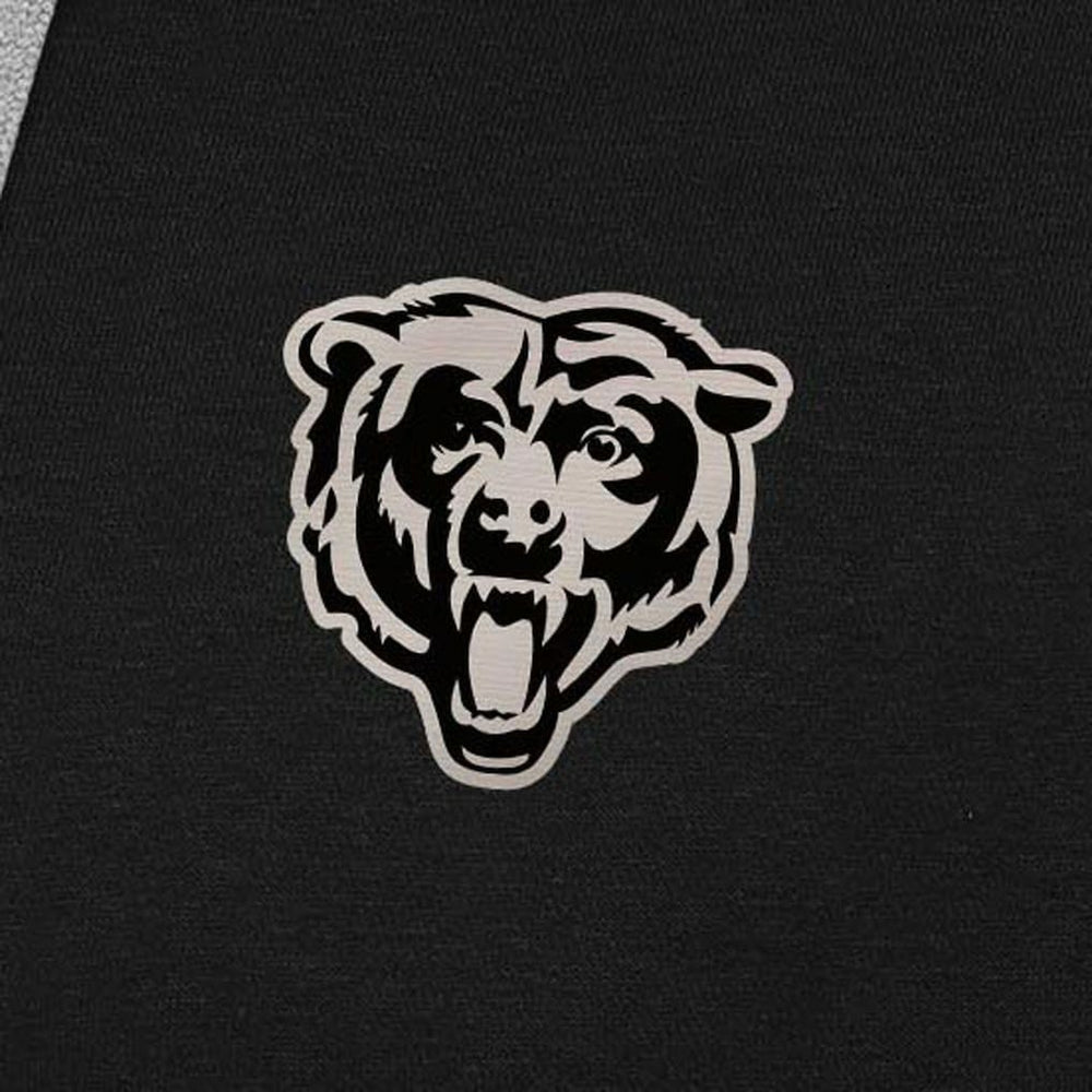 Chicago Bears Antigua Brushed Carbon Victory Pullover Hoodie Black | NFL