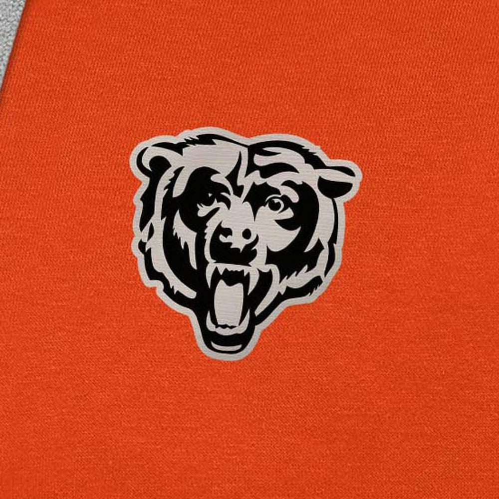 Chicago Bears Antigua Brushed Carbon Victory Pullover Hoodie Orange | NFL