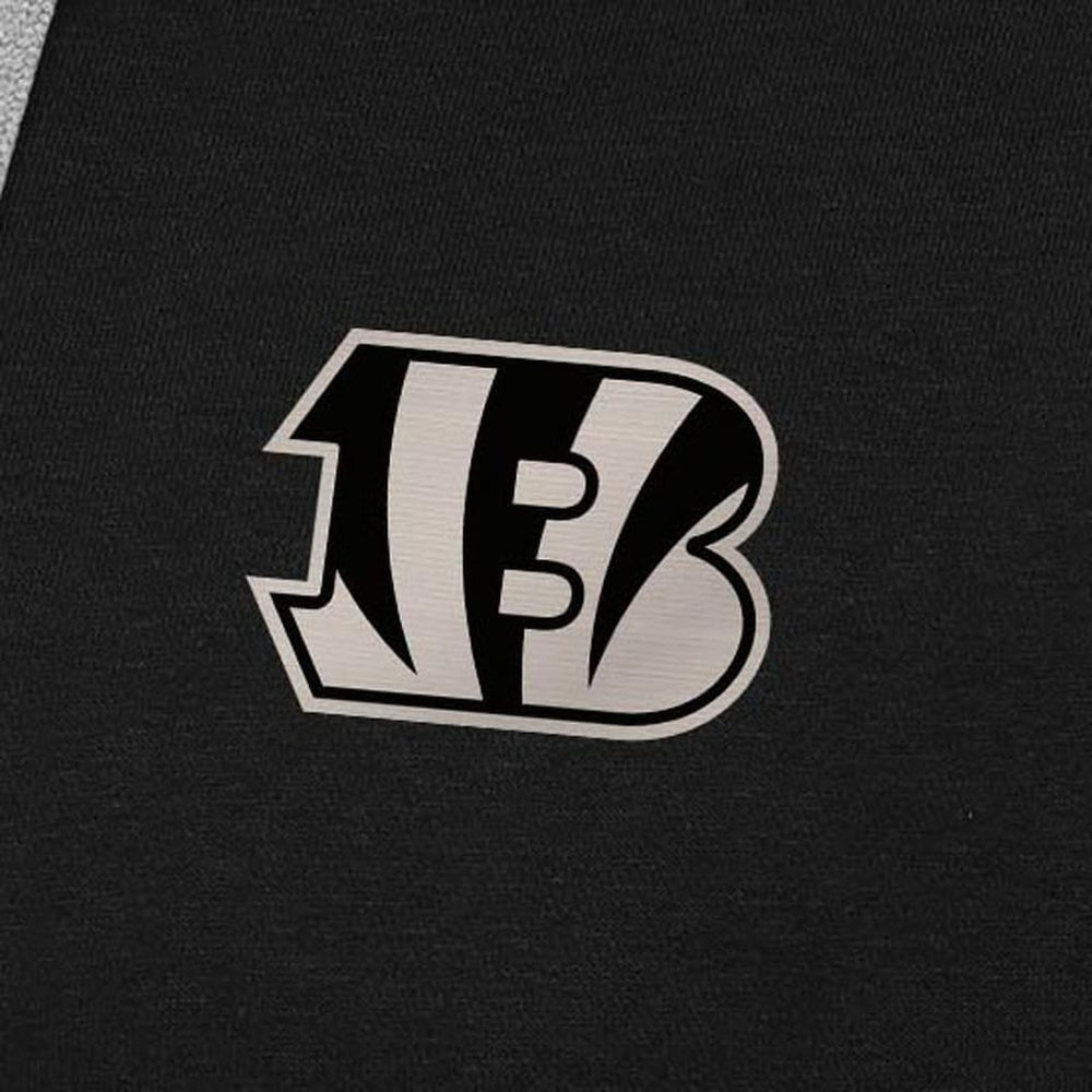 Cincinnati Bengals Antigua Brushed Carbon Victory Pullover Hoodie Black | NFL