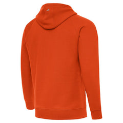 Cincinnati Bengals Antigua Brushed Carbon Victory Pullover Hoodie Orange | NFL