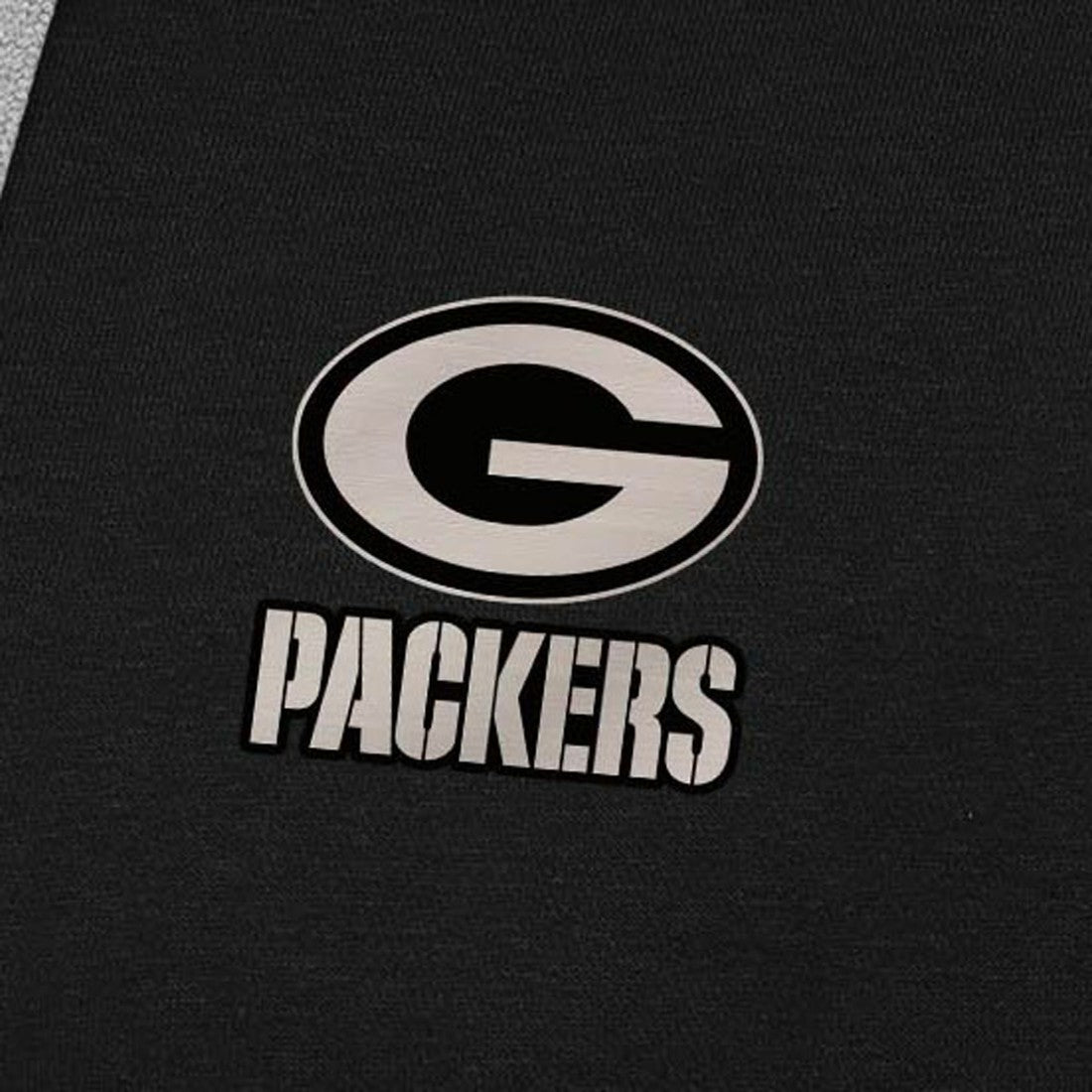 Green Bay Packers Antigua Brushed Carbon Victory Pullover Hoodie Black | NFL