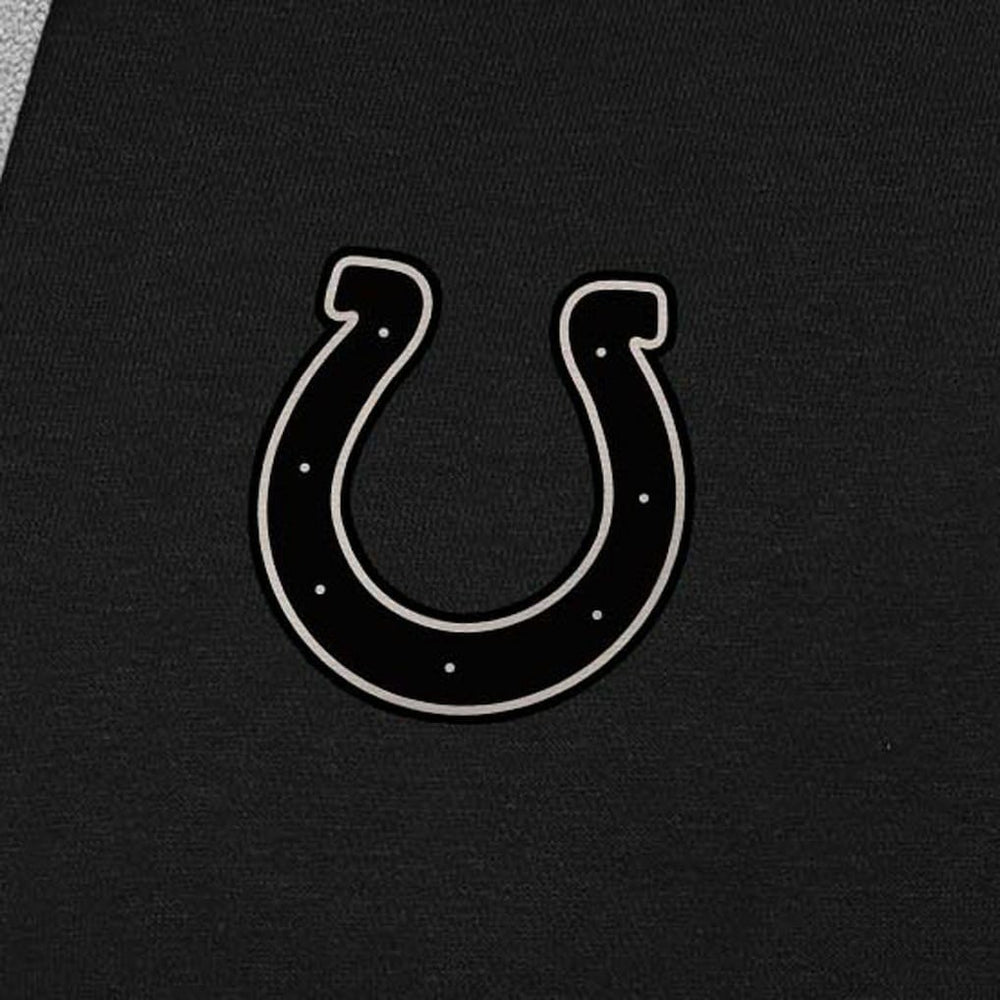 Indianapolis Colts Antigua Brushed Carbon Victory Pullover Hoodie Black | NFL