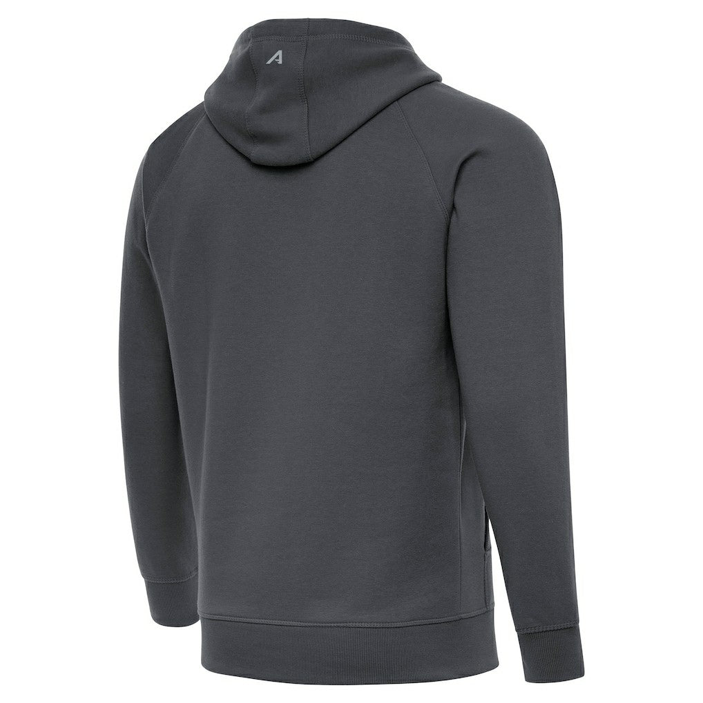 Cleveland Browns Antigua Brushed Carbon Victory Pullover Hoodie Charcoal | NFL