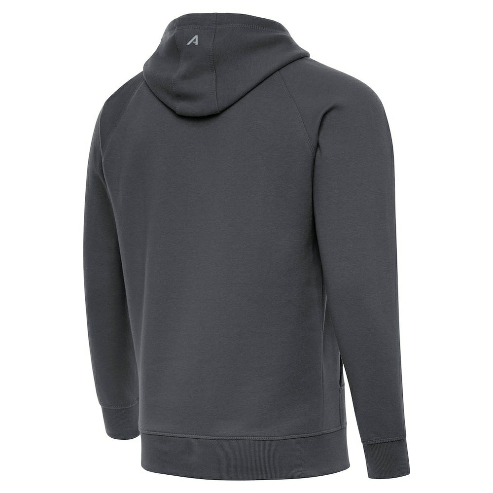 Cleveland Browns Antigua Brushed Carbon Victory Pullover Hoodie Charcoal | NFL
