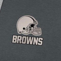 Cleveland Browns Antigua Brushed Carbon Victory Pullover Hoodie Charcoal | NFL