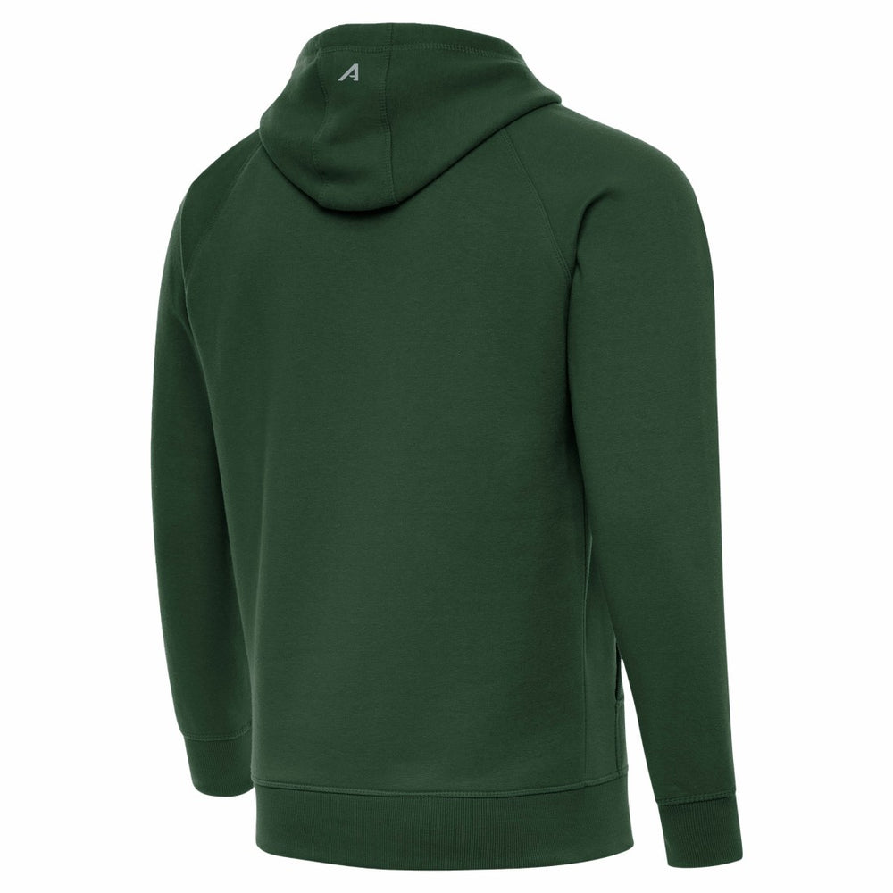 Green Bay Packers Antigua Brushed Carbon Victory Pullover Hoodie Green | NFL