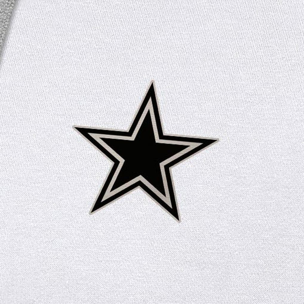 Dallas Cowboys Antigua Brushed Carbon Victory Pullover Hoodie White | NFL