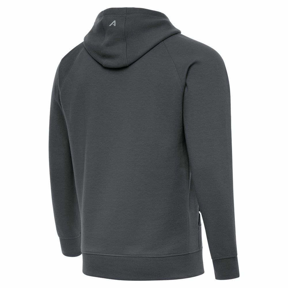 Green Bay Packers Antigua Brushed Carbon Victory Pullover Hoodie Charcoal | NFL