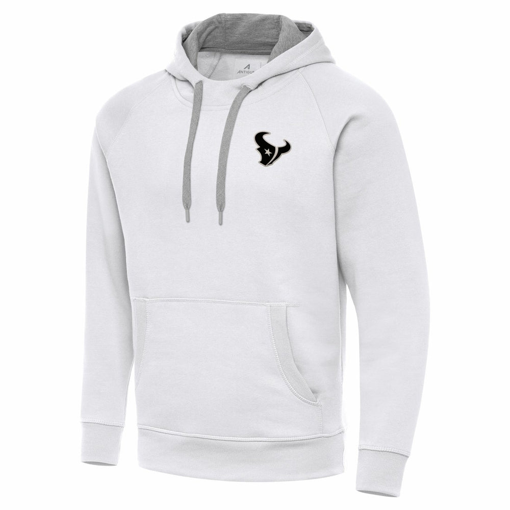 Houston Texans Antigua Brushed Carbon Victory Pullover Hoodie White | NFL