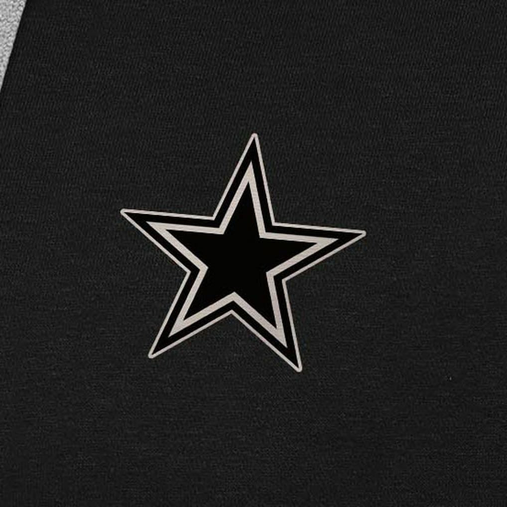 Dallas Cowboys Antigua Brushed Carbon Victory Pullover Hoodie Black | NFL