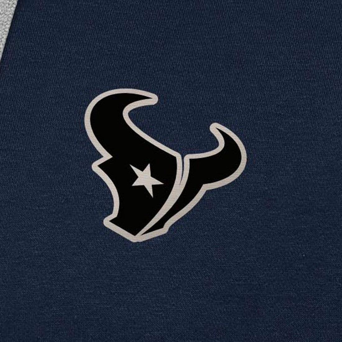 Houston Texans Antigua Brushed Carbon Victory Pullover Hoodie Navy | NFL