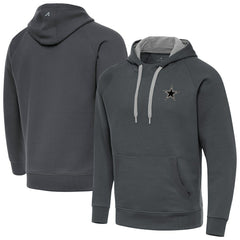 Dallas Cowboys Antigua Brushed Carbon Victory Pullover Hoodie Charcoal | NFL