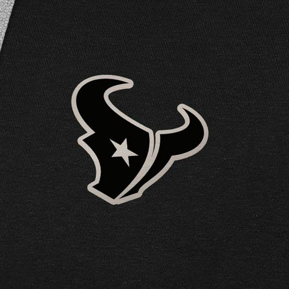 Houston Texans Antigua Brushed Carbon Victory Pullover Hoodie Black | NFL