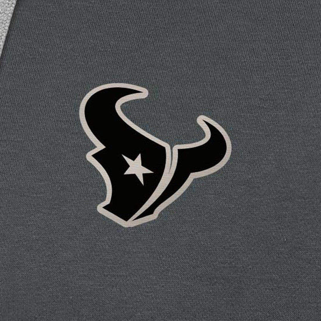 Houston Texans Antigua Brushed Carbon Victory Pullover Hoodie Charcoal | NFL