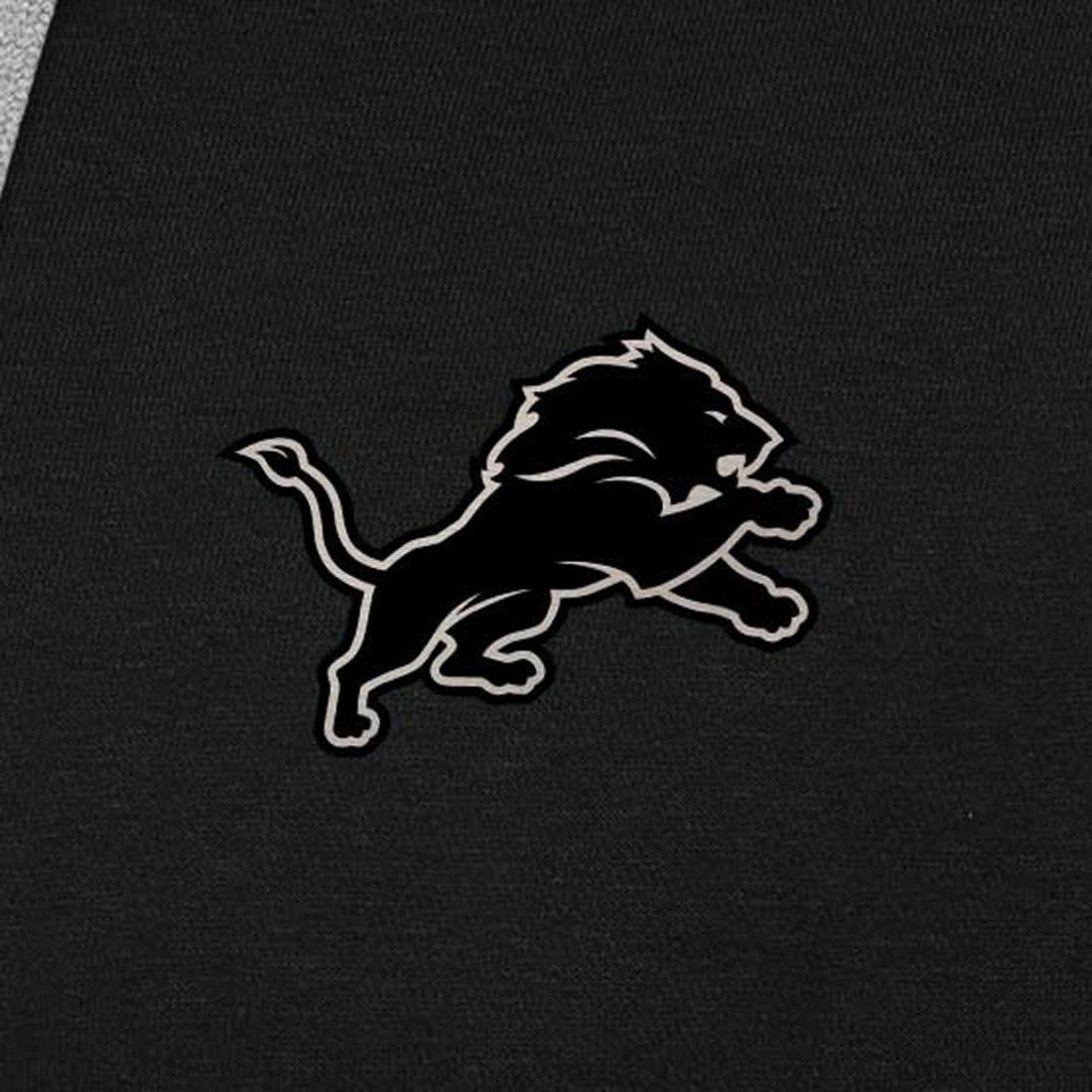 Detroit Lions Antigua Brushed Carbon Victory Pullover Hoodie Black | NFL