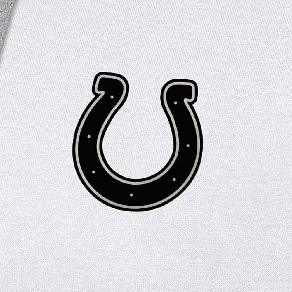 Indianapolis Colts Antigua Brushed Carbon Victory Pullover Hoodie White | NFL