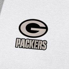 Green Bay Packers Antigua Brushed Carbon Victory Pullover Hoodie White | NFL