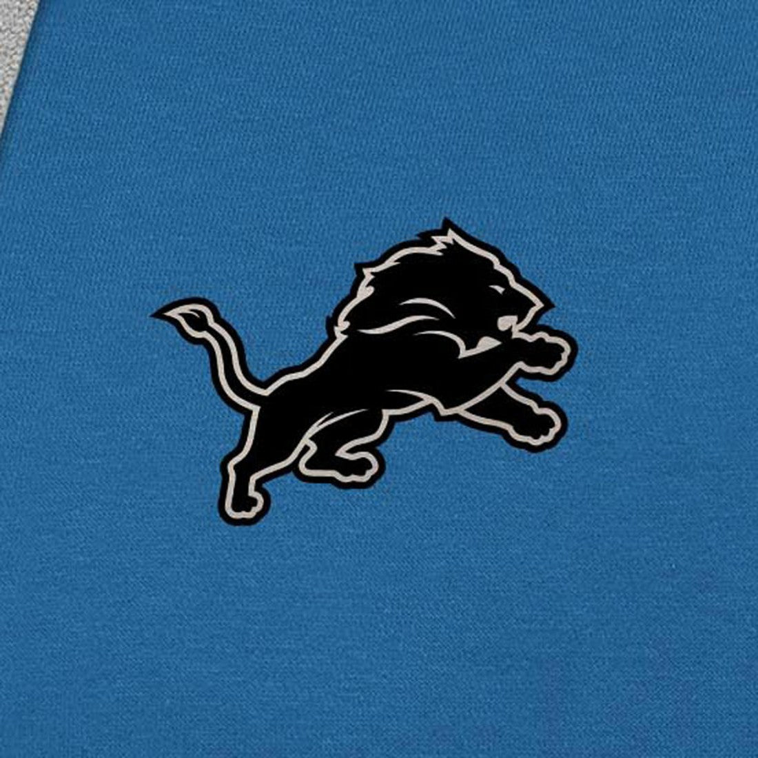 Detroit Lions Antigua Brushed Carbon Victory Pullover Hoodie Blue | NFL