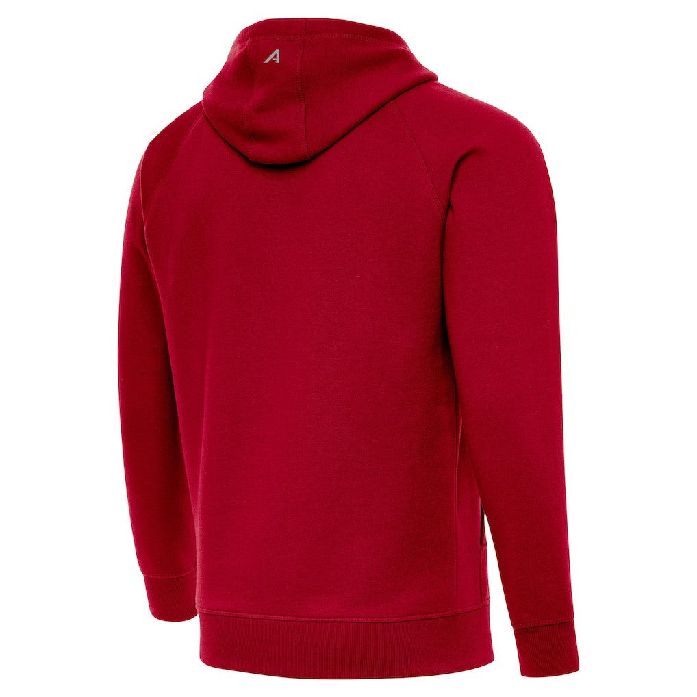 Kansas City Chiefs Antigua Brushed Carbon Victory Pullover Hoodie Red | NFL