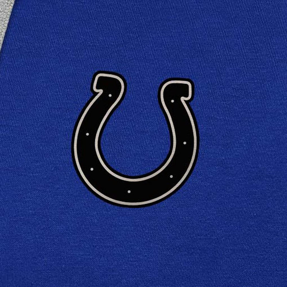 Indianapolis Colts Antigua Brushed Carbon Victory Pullover Hoodie Royal | NFL