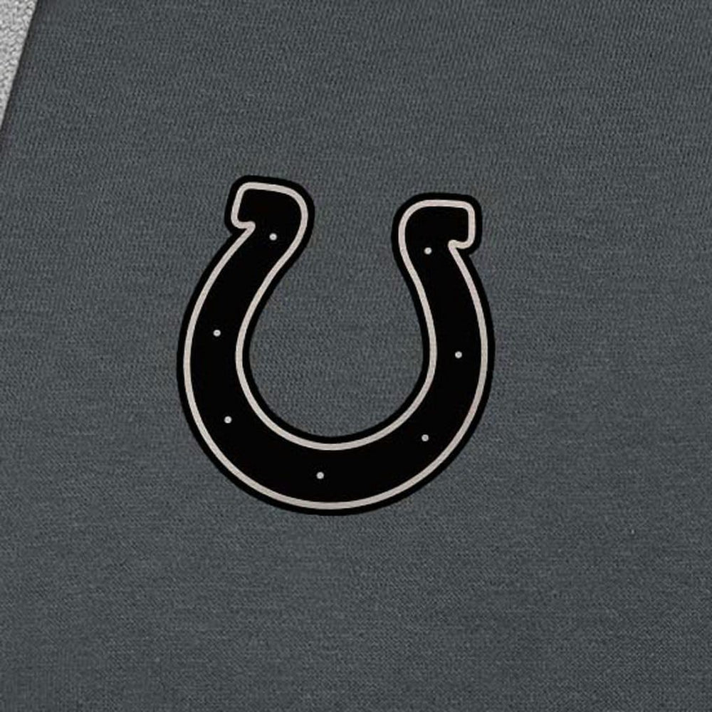Indianapolis Colts Antigua Brushed Carbon Victory Pullover Hoodie Charcoal | NFL