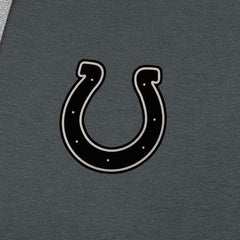 Indianapolis Colts Antigua Brushed Carbon Victory Pullover Hoodie Charcoal | NFL