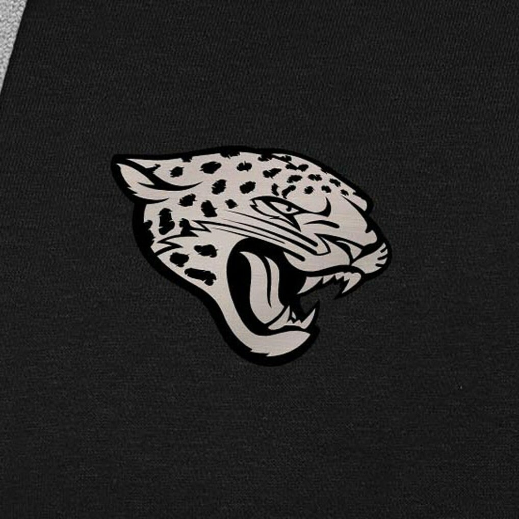 Jacksonville Jaguars Antigua Brushed Carbon Victory Pullover Hoodie Black | NFL