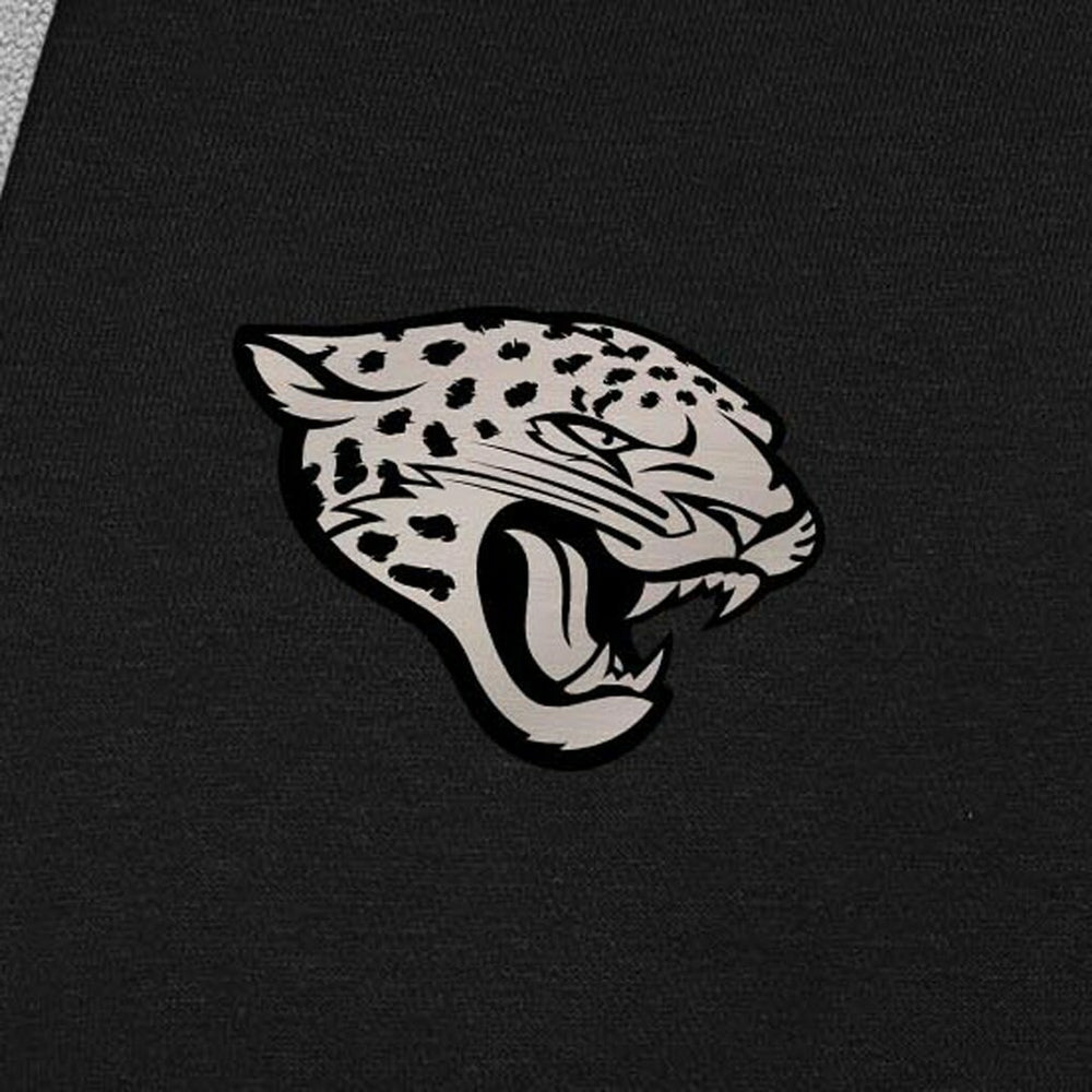 Jacksonville Jaguars Antigua Brushed Carbon Victory Pullover Hoodie Black | NFL