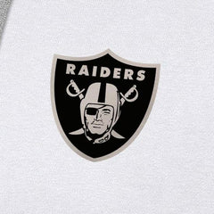 Las Vegas Raiders Antigua Brushed Carbon Victory Pullover Hoodie White | NFL