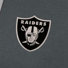 Las Vegas Raiders Antigua Brushed Carbon Victory Pullover Hoodie Charcoal | NFL