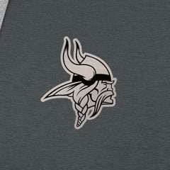 Minnesota Vikings Antigua Brushed Carbon Victory Pullover Hoodie Charcoal | NFL