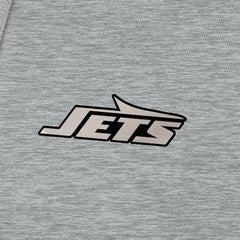 New York Jets Antigua Brushed Carbon Victory Pullover Hoodie Heather Gray | NFL