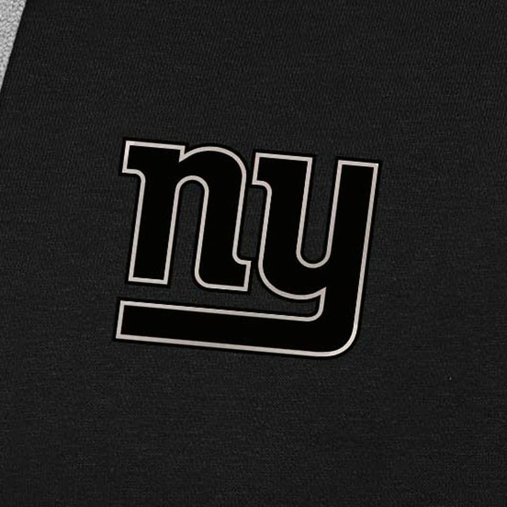 New York Giants Antigua Brushed Carbon Victory Pullover Hoodie Black | NFL