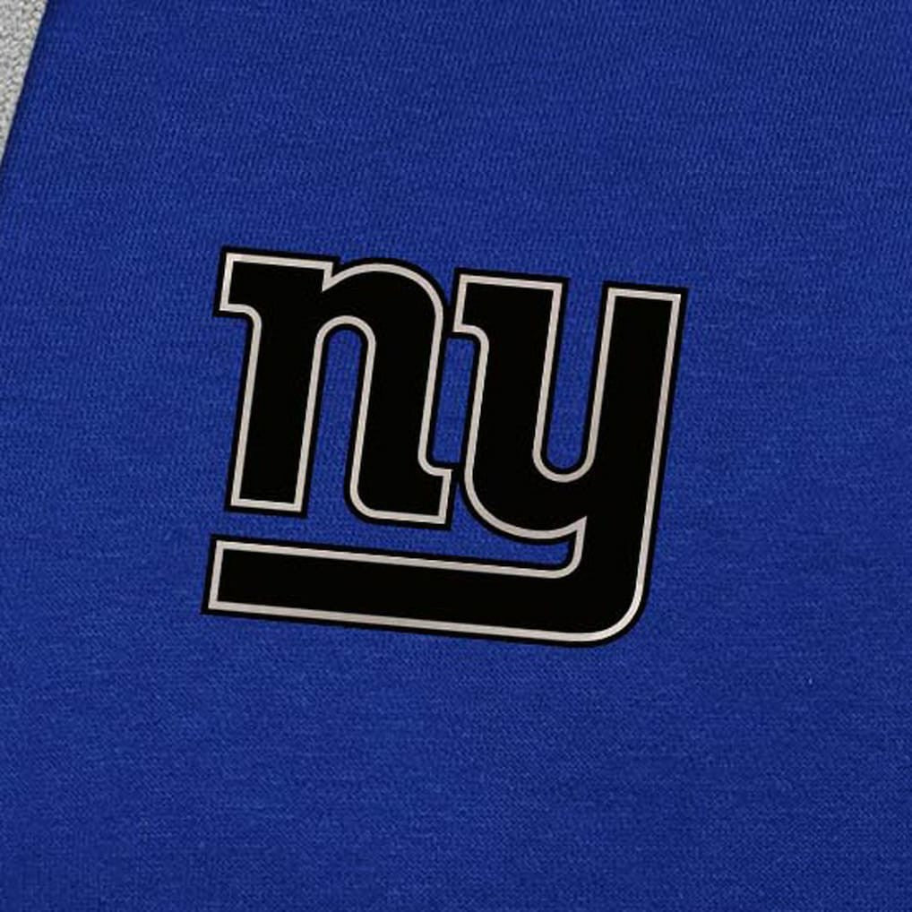 New York Giants Antigua Brushed Carbon Victory Pullover Hoodie Royal | NFL