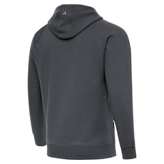 New England Patriots Antigua Brushed Carbon Victory Pullover Hoodie Charcoal | NFL