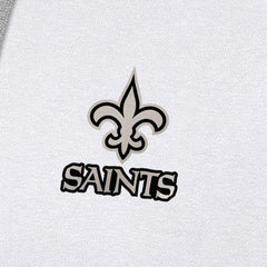 New Orleans Saints Antigua Brushed Carbon Victory Pullover Hoodie White | NFL