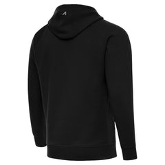 Miami Dolphins Antigua Brushed Carbon Victory Pullover Hoodie Black | NFL
