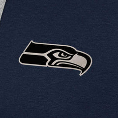 Seattle Seahawks Antigua Brushed Carbon Victory Pullover Hoodie College Navy | NFL