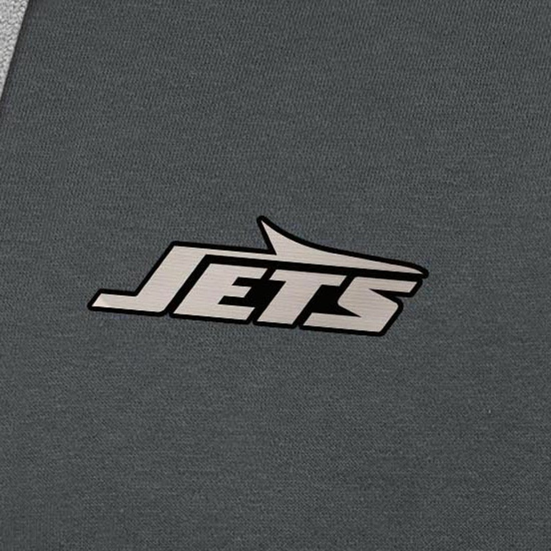 New York Jets Antigua Brushed Carbon Victory Pullover Hoodie Charcoal | NFL