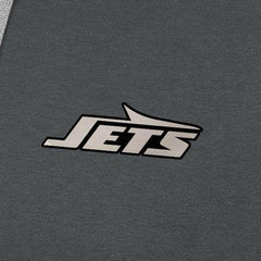 New York Jets Antigua Brushed Carbon Victory Pullover Hoodie Charcoal | NFL