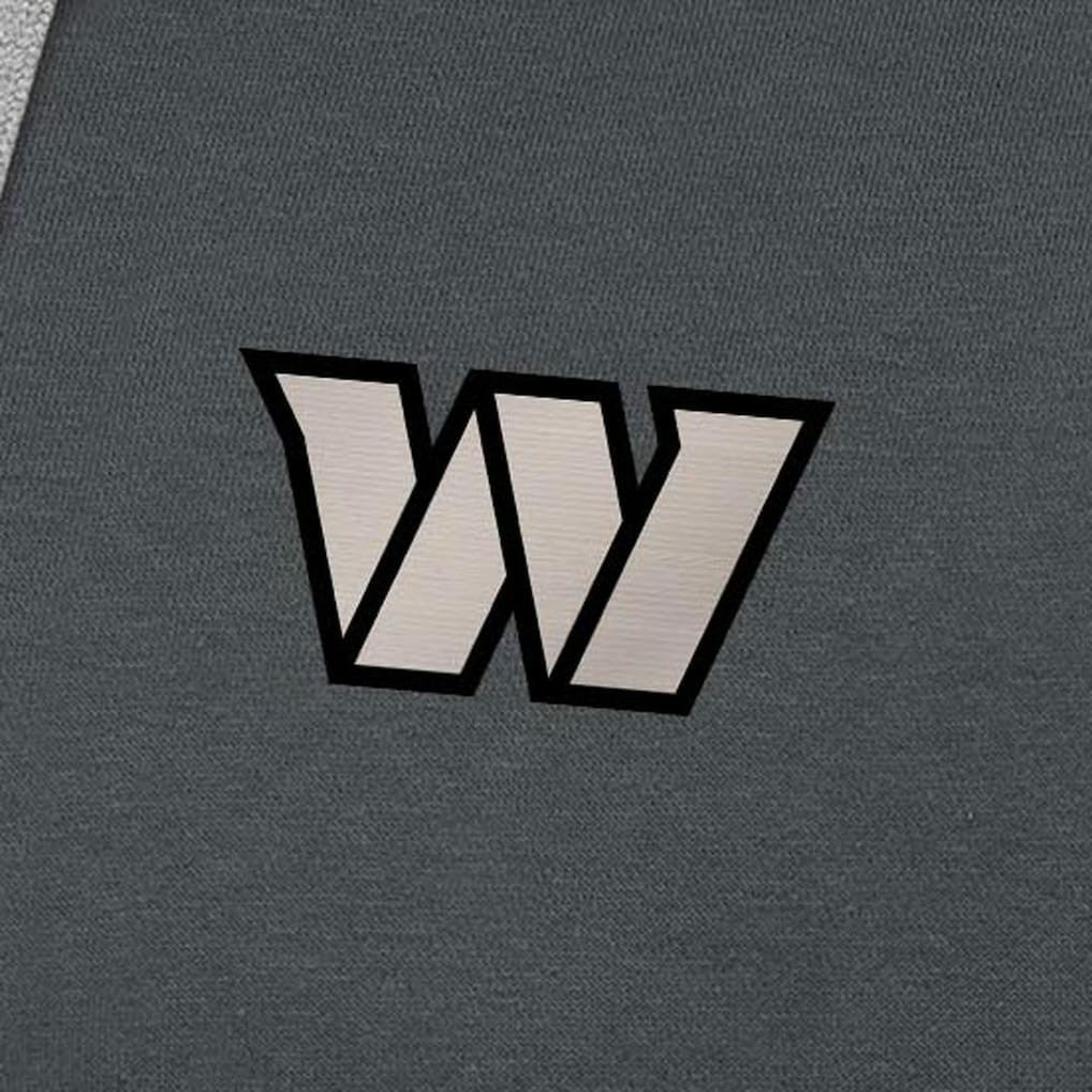 Washington Commanders Antigua Brushed Carbon Victory Pullover Hoodie Charcoal | NFL
