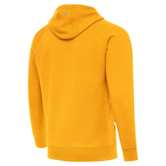 Pittsburgh Steelers Antigua Brushed Carbon Victory Pullover Hoodie Gold | NFL