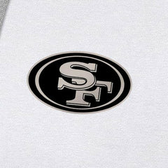 San Francisco 49ers Antigua Brushed Carbon Victory Pullover Hoodie White | NFL