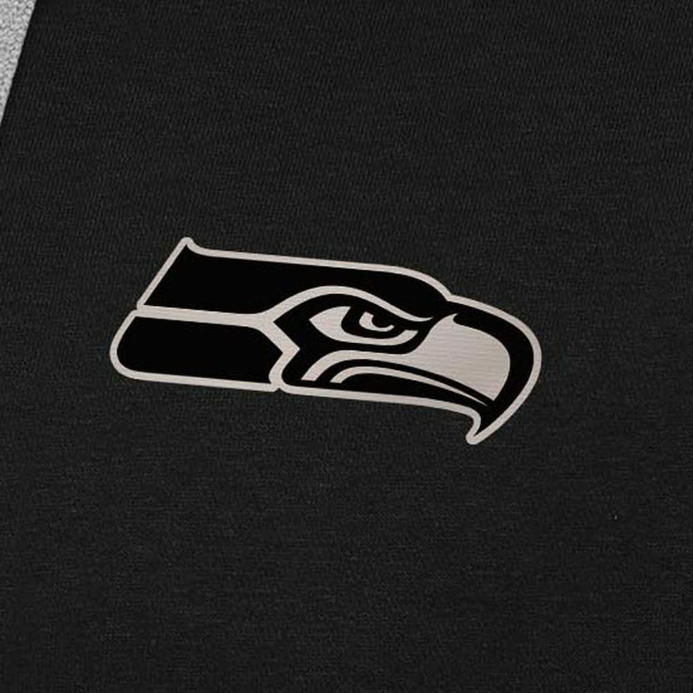 Seattle Seahawks Antigua Brushed Carbon Victory Pullover Hoodie Black | NFL